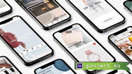 Videohive - Phone Mockup Presentation - 34224475 - Project for After Effects