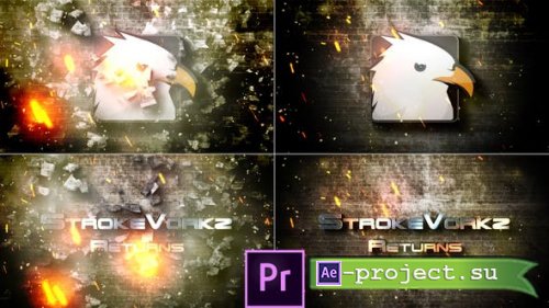 Videohive - Cinematic Fire Impact Logo - Premiere Pro - 34006116