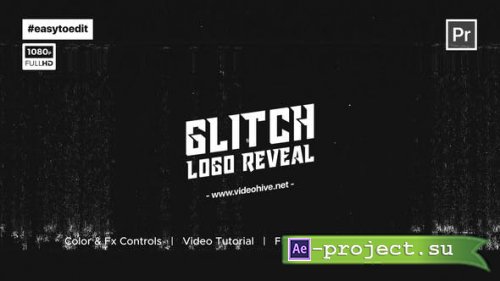 Videohive - Fast Glitch Logo Reveal Template - 34195503