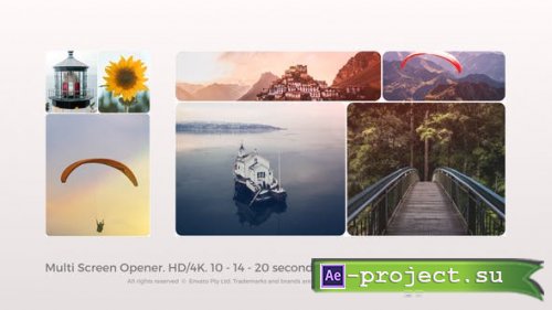Videohive - Multi Screen Opener - Multi Screen Intro - 34146175 - Project for After Effects