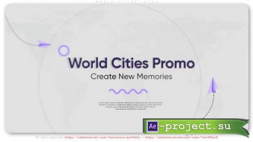 Videohive - World Cities Intro - 34193014 - Project for After Effects