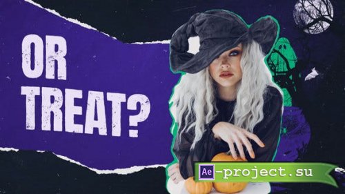 Videohive - Halloween Sketch & Collage Intro - 34226951 - Project for After Effects