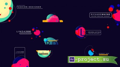 Videohive - Create Lower Thirds - 33964408 - Project for After Effects