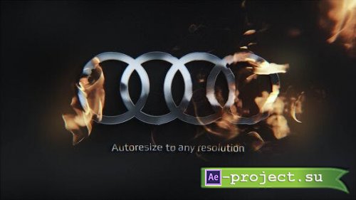 Videohive - Luxury Fire Chrome Logo - 34255883 - Project for After Effects