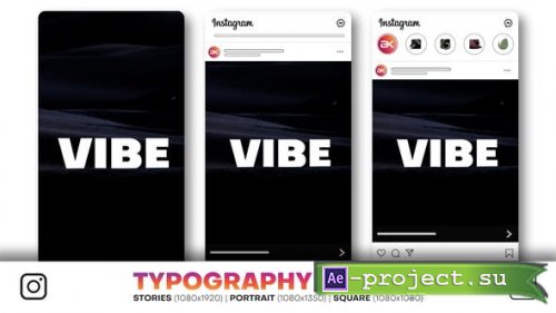 Videohive - Instagram Typography Opener - 34221988 - Project for After Effects