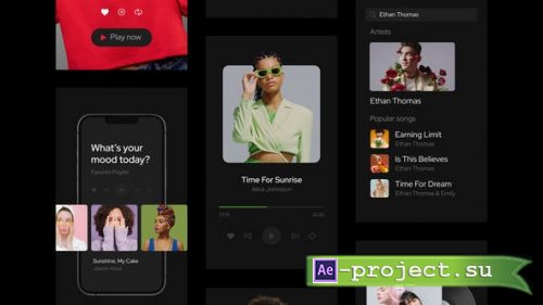 Videohive - Music Player Instagram Stories - 34249501 - Project for After Effects