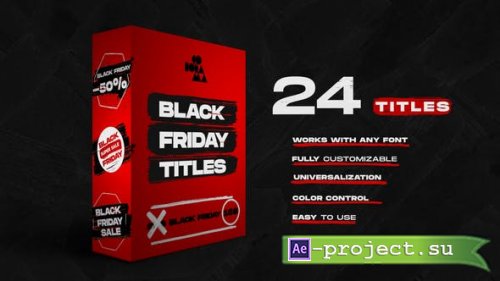 Videohive - Black Friday Titles - 34256877 - Project for After Effects