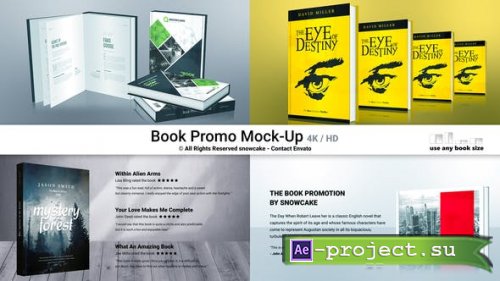 Videohive - Book Promo Mock-Up - 34106126 - Project for After Effects