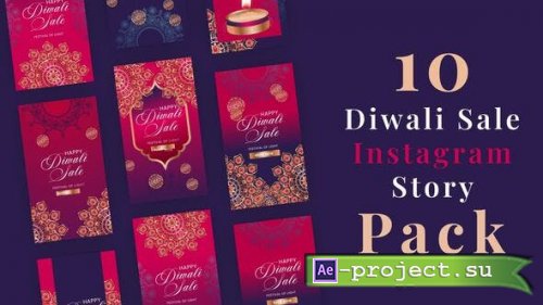 Videohive - Diwali Sale Instagram Stories - 34138196  - Project for After Effects