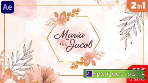 Videohive - Watercolor Wedding Invitation - 34305109 - Project for After Effects