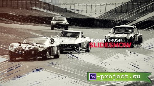 Videohive - History Brush Slideshow - 21631774 - Project for After Effects