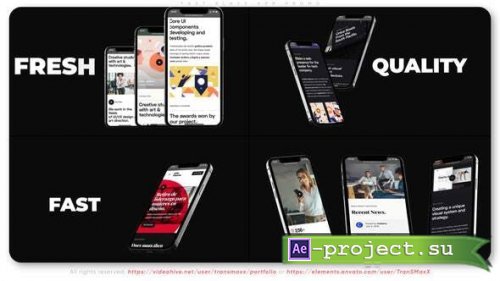Videohive - Fast Black App Promo - 34275443 - Project for After Effects