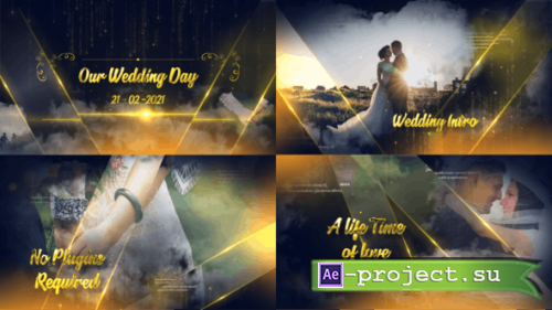 Videohive - Golden Elegant Wedding Slide - 28417557 - Project for After Effects