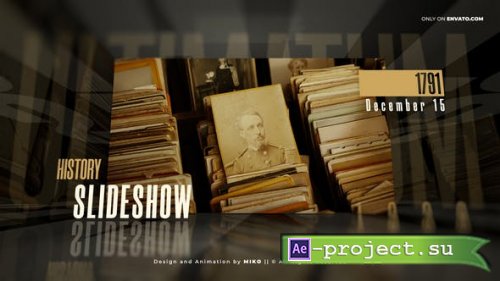 Videohive - History Slideshow - 33672926 - Project for After Effects