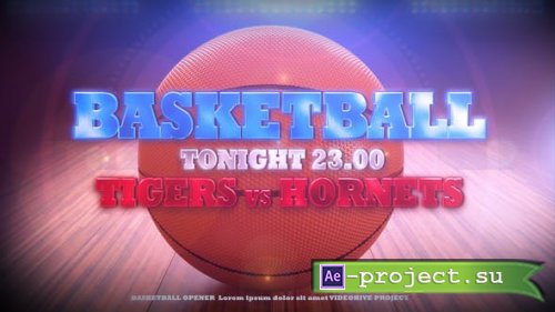 Videohive - Basketball Opener 2 - 25354249 - Project for After Effects