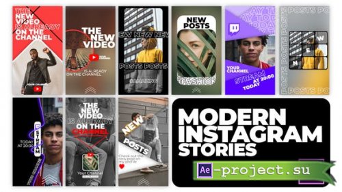 Videohive - Modern Instagram Stories - 34122630 - Project for After Effects