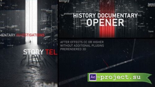 Videohive - History Documentary Opener - 34295039 - Project for After Effects