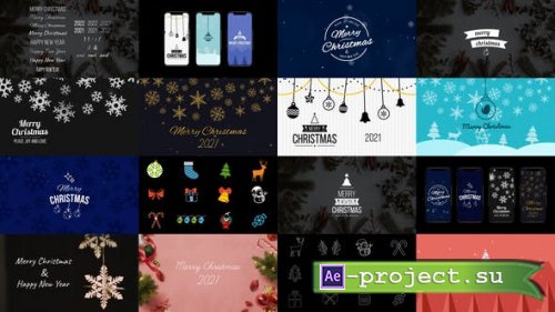 Videohive - Christmas Pack - Titles, Backgrounds & Elements - 23020608 - Project for After Effects