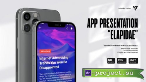 Videohive - App Presentation Mockup | Elapidae - 30745719 - Project for After Effects