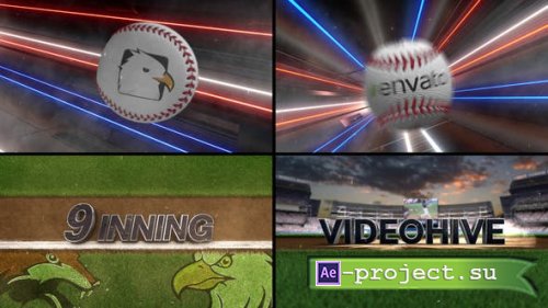 Videohive - Baseball Logo Reveal - 34032844 - Project for After Effects