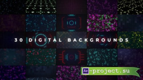 Videohive - Digital Backgrounds - 34370772 - Project for After Effects