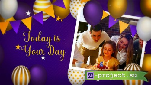Videohive - Happy Birthday Slideshow 4 - 34382160 - Project for After Effects