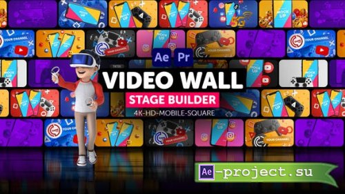 Videohive - Video Wall Stage Builder - 34153157 - Project for After Effects