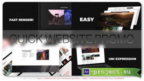 Videohive - Quick Website Promo - 34422560 - Project for After Effects