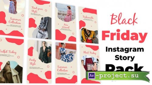 Videohive - Black Friday Instagram Story Pack - 34403685 - Project for After Effects