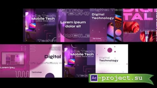 Videohive - Digital Technology Post Social Media - 34418604 - Project for After Effects