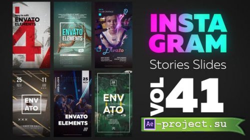 Videohive - Instagram Stories Slides Vol. 41 - 34418628 - Project for After Effects
