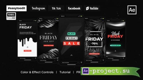 Videohive - Black Friday | Stories & Posts - 34419010 - Project for After Effects