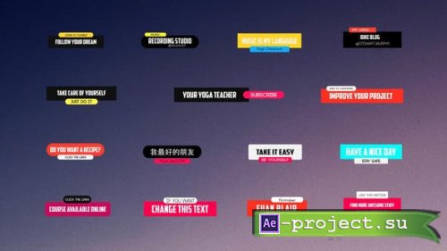 Videohive - Dynamic Lower Third Pack || After Effects - 34445083 - Project for After Effects
