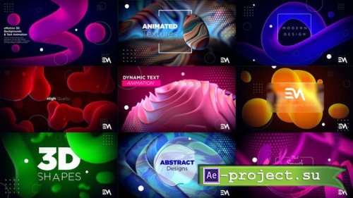 Videohive - 3D Animated Backgrounds - 34391664 - Project for After Effects
