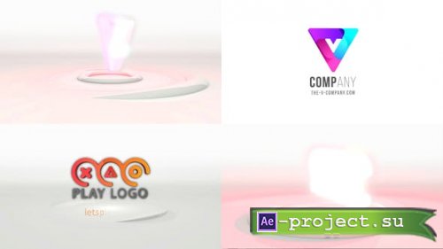 Videohive - Simple Logo With 3D Wave - 28211161 - Project for After Effects