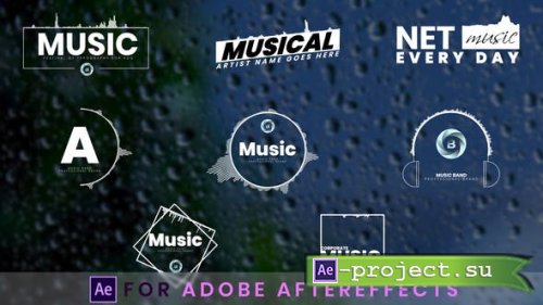 Videohive - Music Lower Thirds - 33557326 - Project for After Effects