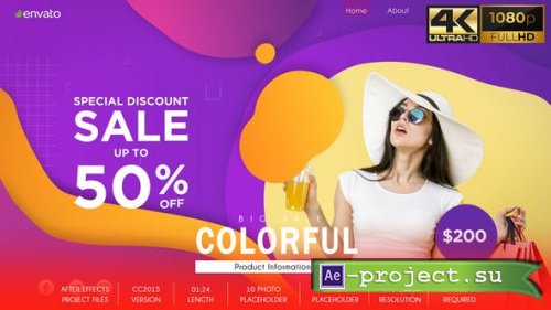 Videohive - Product Promo | Special Colorful Sale B184 - 34457423 - Project for After Effects