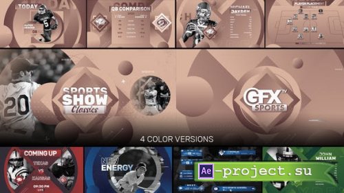Videohive - Gfx Tv Sports Show Pack - 28171736 - Project for After Effects