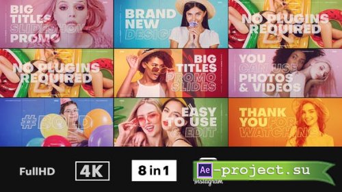 Videohive - Big Titles Promo Slides - 26537460 - Project for After Effects