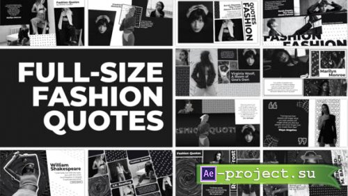 Videohive - Fashion Quotes. - 33990761 - Project for After Effects
