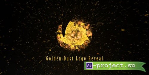 Videohive - Golden Dust Logo Reveal - 21092522 - Project for After Effects