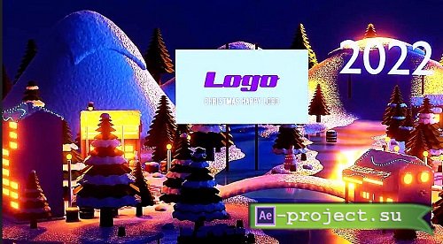 Christmas Happy Logo 1048511 - Project for After Effects