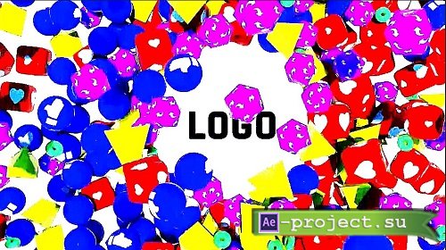 3D Social Logo 1063070 - Project for After Effects