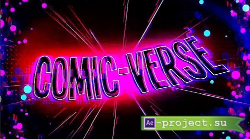 ComicVerse Title Reveal 1695v2 - Project for After Effects