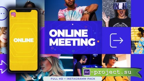 Videohive - Online Video Conference Intro - 29111228 - Project for After Effects