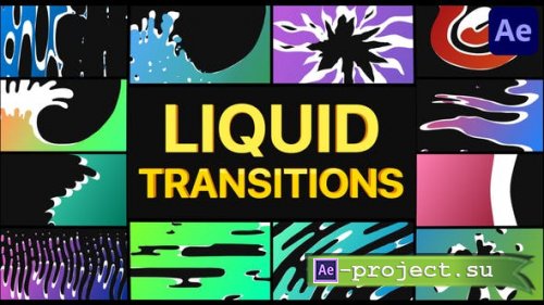 Videohive - Fresh Liquid Transitions | After Effects - 34519922 - Project for After Effects