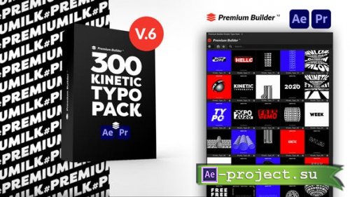 Videohive - Kinetic Typography Pack V6 - 28757522- Templates and Script for After Effects & Premiere Pro