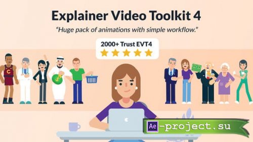 Videohive - Explainer Video Toolkit 4 V2 - 22594089 - Project & Script for After Effects