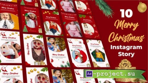 Videohive - Merry Christmas Instagram Stories - 34576784 - Project for After Effects