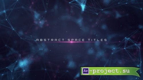 Videohive - Abstract Space Titles - 19542160 - Project for After Effects